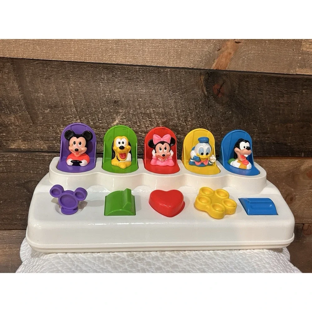Vintage Mattel Mickey Mouse and friends pop surprise toy
